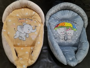 قنداق سوئیسی نوزادی آغوشی نوزاد با پارچه مخمل چاپی و کتان نخ ترک تنوع پارچه زیاده
