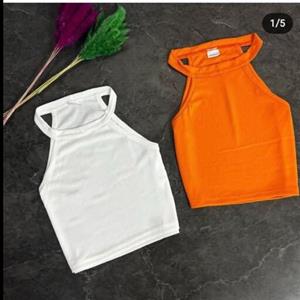 تاپ کراپ تریکو پنبه میله ای اعلا از سایز34تا44قابل سفارش