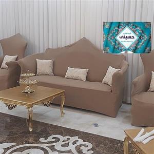 کاور مبل پارچه ای فری سایز اسکووار 8نفره