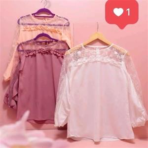 شومیز  جذاب آستین گیپوری خامه دوزی شده. در رنگبندی جذاب و خاص.پشت لباس یه دونه دکمه میخوره که راحت تر پوشیده بشه.