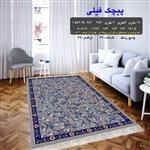 گلیم فرش ماشینی کاشان طرح پیچک فیلی سایز 9 متری (2.5در3.5)