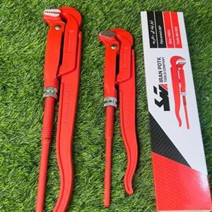 آچار لوله گیر سایز 1 و سایز 1.5 در بسته های دو عددی