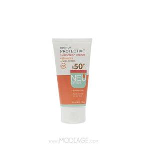کرم ضد آفتاب نئودرم SPF50 رنگی مناسب پوست نرمال تا خشک 50 میل-بژ روشن Neuderm Tinted Sunscreen Cream 50ml