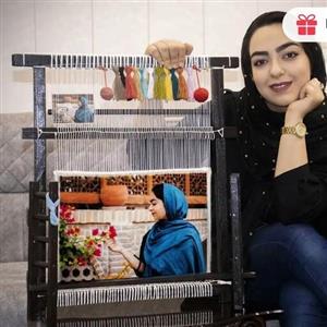 تابلو فرش همراه با داراقالی چاپ عکس شخصی عزیزانتان روی فرش ثبت لحظه هایتان روی داراقالی هدیه خاص کادوتولدهمسرت روز دختر