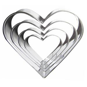 کاتر شیرینی پزی مدل Cookie Cutter بسته 4 عددی به همراه جا کلیدی برج ایفل