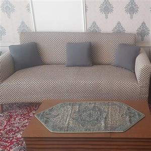 کاور مبل پارچه ای فری سایز طرح دار 7نفره
