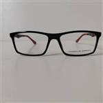 فریم عینک طبی مشکی پورش دیزاین PORSCHE Design مدل تمام فریم برند آلمان