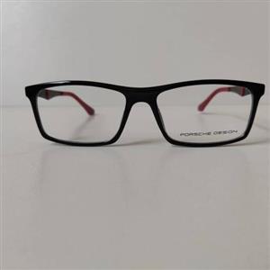 فریم عینک طبی مشکی پورش دیزاین PORSCHE Design مدل تمام فریم برند آلمان