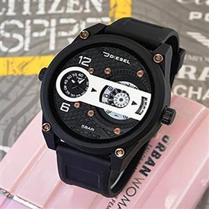 ساعت مچی مردانه مشکی سفید دیزل DS001