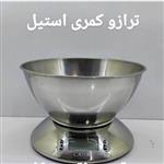 ترازو آشپزخانه استیل دیجیتال مارک معروف کمری باطری خور 