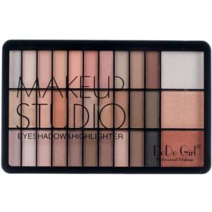 پالت سایه و هایلایتر میکاپ استودیو 33رنگ دودوگرل Make Up Studio Eyeshadow With H