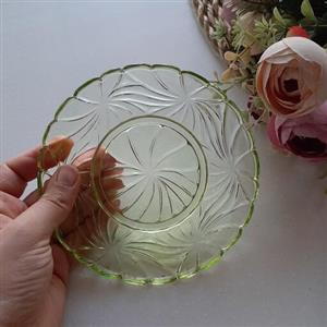 پیش دستی کیک خوری دوپیچ بیدی وارداتی