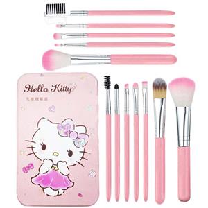 ست براش هلو کیتی جعبه فلزی