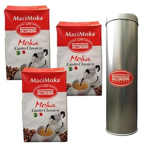 پودر قهوه پالومبینی مدل Macimoka بسته سه عددی 