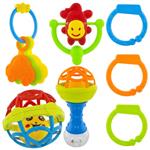 ست جغجغه و دندان گیر کودک مدل Baby teethers