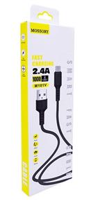 کابل فست شارژ میکرو یو اس بی mossory ا Mossory USB to MicroUSB Fast Charge Cable