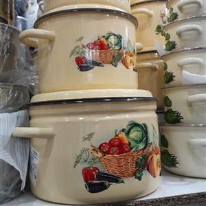 سرویس قابلمه بزرگ لعابی