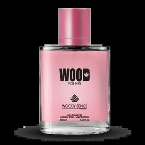 عطر جیبی زنانه وودی سنس مدل Wood for Her حجم 30 میلی لیتر