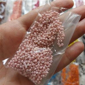 منجوق ریز صورتی کمرنگ مات بسته 10 گرمی
