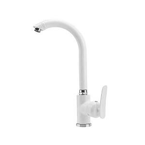 شیر سرویس بهداشتی فیروزه مدل پارمیس رنگ سفید- کروم