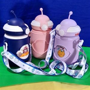 فلاسک طرح فضایی نیدار با قفل همراه با بدنه استیل 300 میل.k3 مدل3607