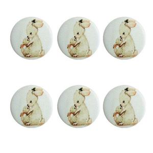 دکمه مدل مامان خرگوش بسته 6عددی