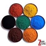 رنگ پودری معدنی یا پیگمنت رنگی  یک کیلویی  تک رنگ مناسب تولید سنگ مصنوعی  در هفت رنگ به انتخاب شما
