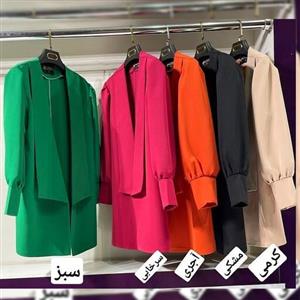 مانتو کتی مجلسی یقه آمریکایی