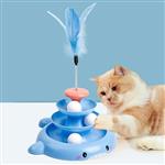 اسباب بازی هوشی گربه سه طبقه طرح سفره ماهی