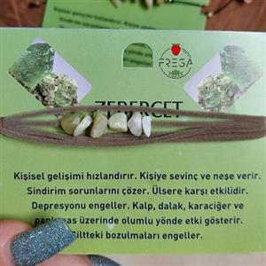 دستبند سنگ وارداتی زبرجد zebercet