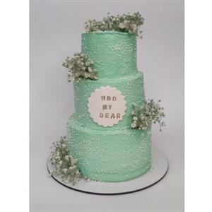 مینی کیک 3 طبقه ، کیک تولد ،سفارش کیک