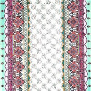 رومیزی بزرگ روتختی یک نفره زیرانداز زیرسفره  مخمل شانل ترک رنگ ثابت قابل شست و شو ابعاد140در210سانتیمتر