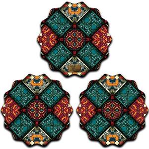 زیر لیوانی چوبی رنس مدل C5-42078 بسته 3 عددی