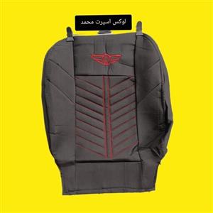 روکش صندلی 206 رانا طرح مازراتی جدون ، مشکی دوخت قرمز ، لوکس اسپرت محمد