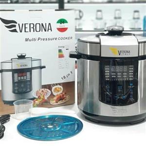 زودپز برقی 18 کاره ورونا لمسی منو فارسی