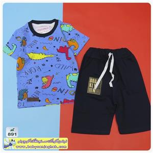 تیشرت شلوارک دایناسور Hello