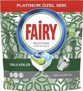 قرص ماشین ظرفشویی فیری FAIRY پلاتینیوم 80 عددی 