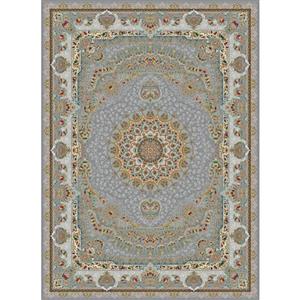 فرش 1500 شانه ستاره کویر یزد کد 501 TX زمینه 1030 (گل برجسته)