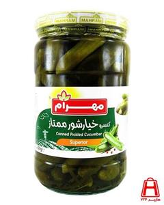 کنسرو خیارشور مهرام ممتاز 680 گرم