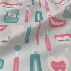 پارچه اسکراب طرح دندانپزشکی ۴۰۰۱۰۷۹