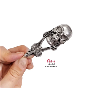 انگشتر مفصلی اسکلت پانکی/ سر تیز