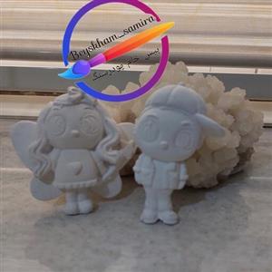 بیس پودر سنگ دختر د پسر چشم گنده