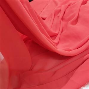 پارچه حریر عالی گوجه ای 2متر و 45سانت باعرض 150  متری74ت