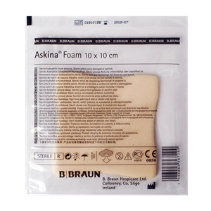 پانسمان فوم بدون چسب آسکینا بی بران B. Braun Askina Foam 10*10 cm