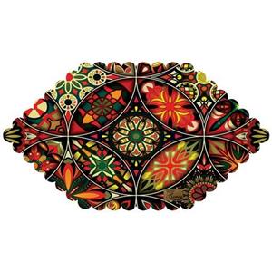 رومیزی مخمل رنس مدل T17-42543 سایز  30x50 سانتی متر