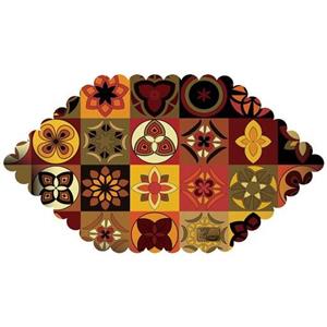 رومیزی مخمل رنس مدل T17-42531 سایز  30x50 سانتی متر