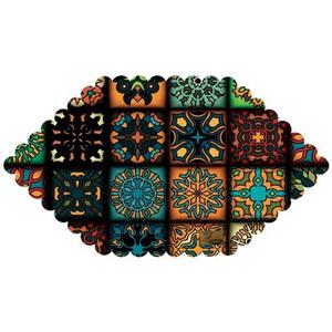 رومیزی مخمل رنس مدل T17-42076 سایز  30x50 سانتی متر