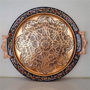 سینی پزیرایی گرد مس و پرداز