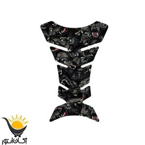 برچسب باک موتور سیکلت طرح گرگ کد SM009