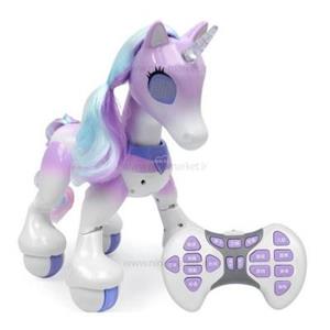 ربات اسب پونی سنسوری شارژی کنترلی کد ۸۰۸ رنگ بنفش Kailun Toys